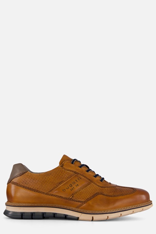Bugatti Simone Sneakers cognac Leer