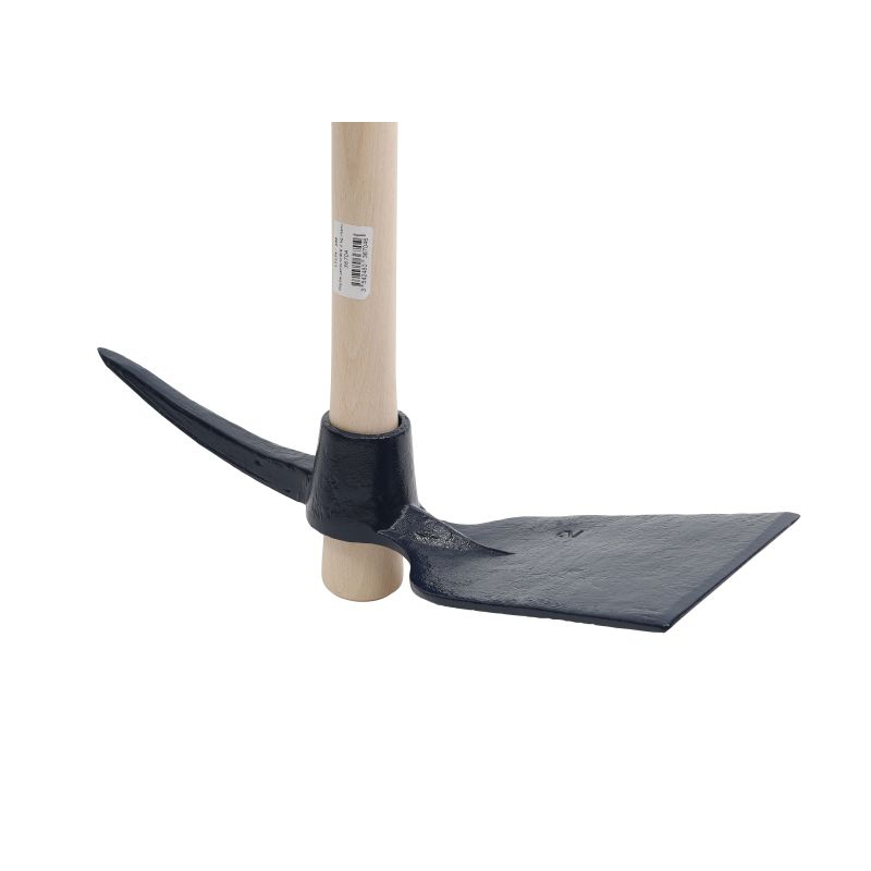 Pioche cantonnière 2 manche bois 90 cm