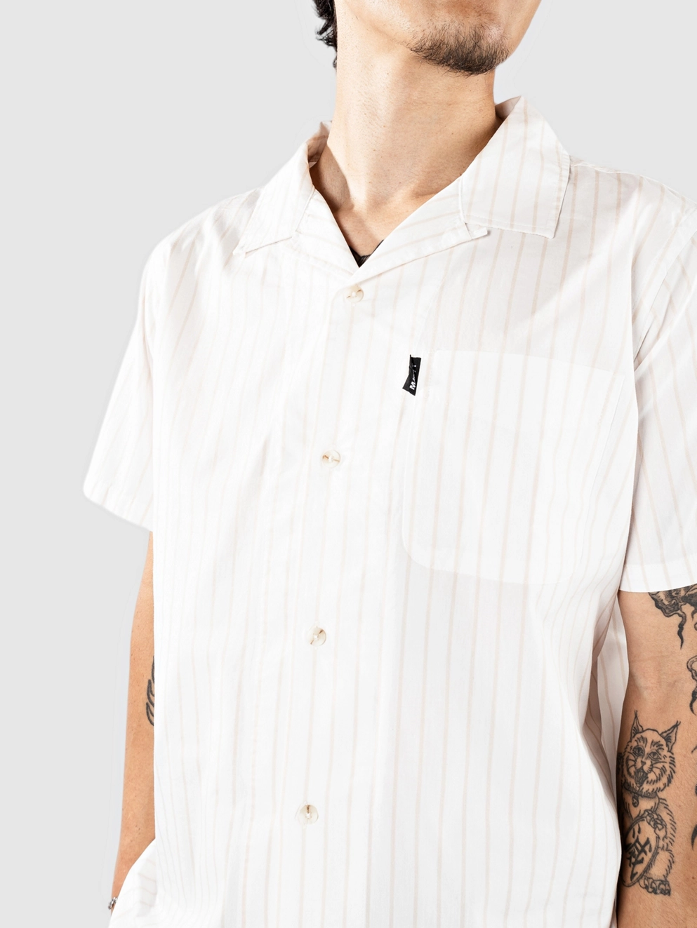 Misfit Shapes Friend For Life Shirt white stripe