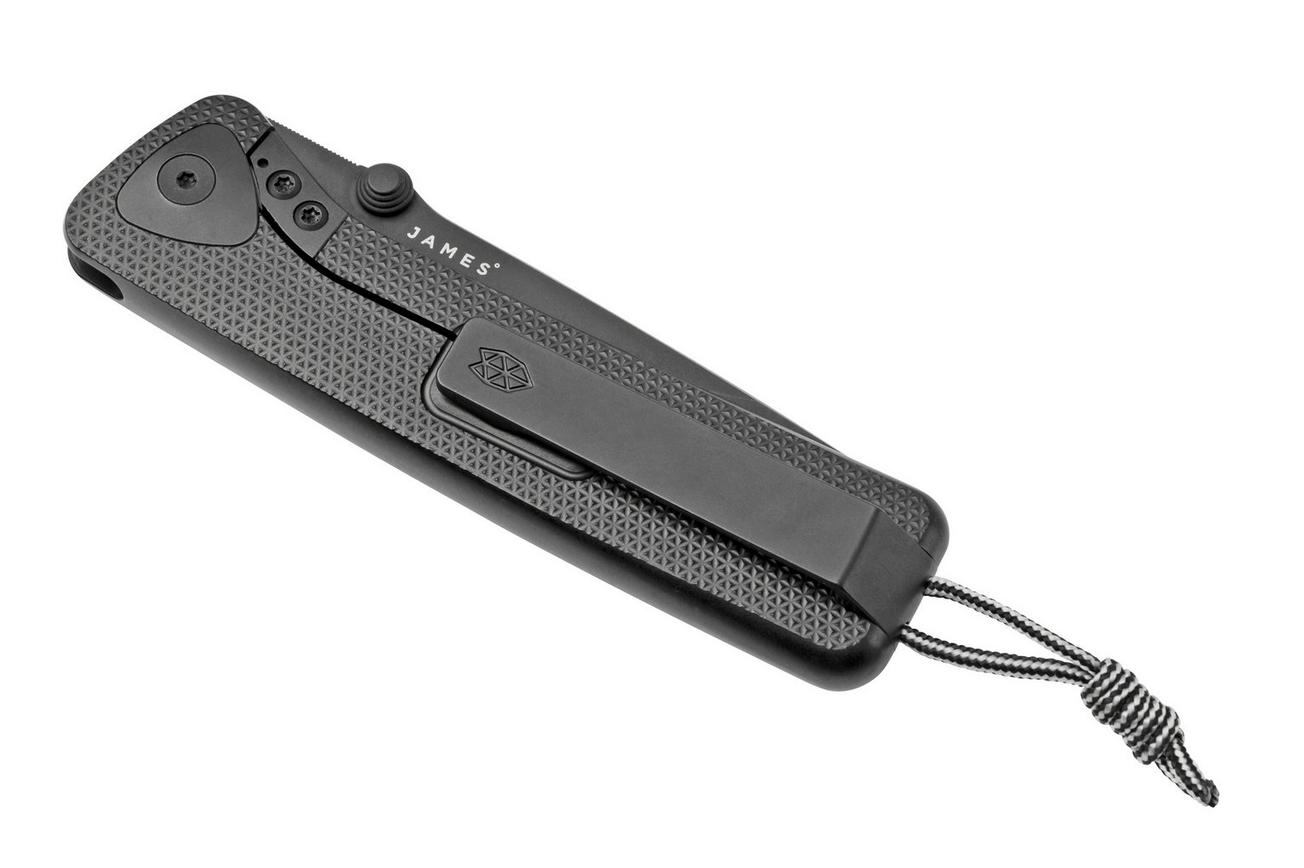 The James Brand The Barnes Black Titanium KN114106-00 zakmes