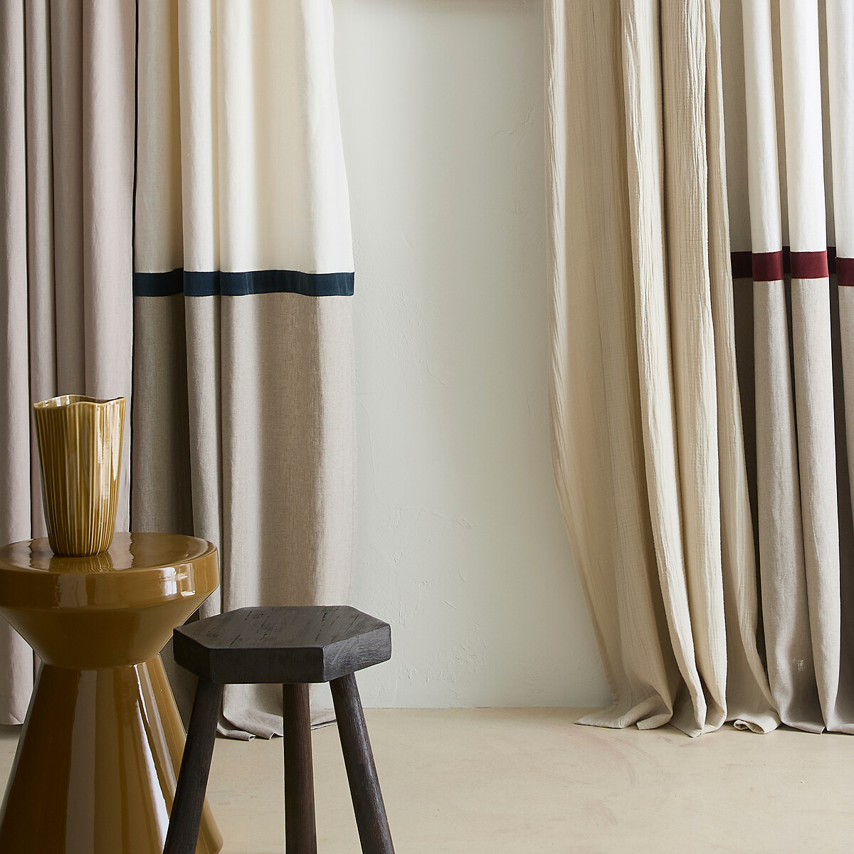 LA REDOUTE INTERIEURS<br>Cortina Tetra com ilhós, Kumla