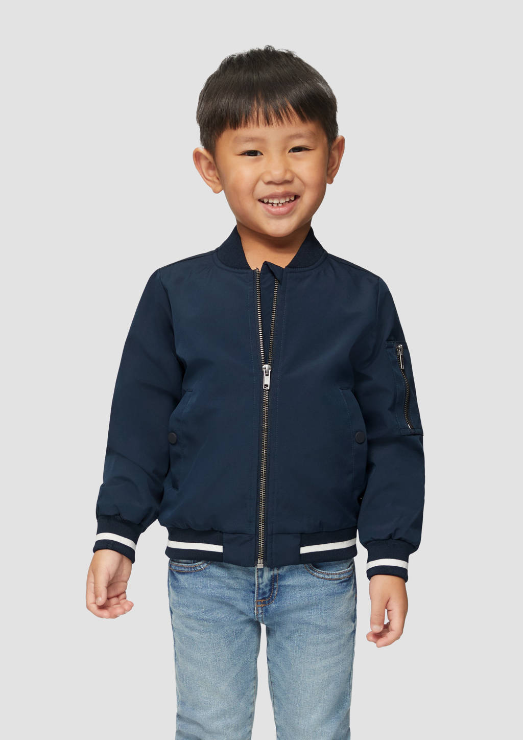 s.Oliver bomberjack zomer donkerblauw