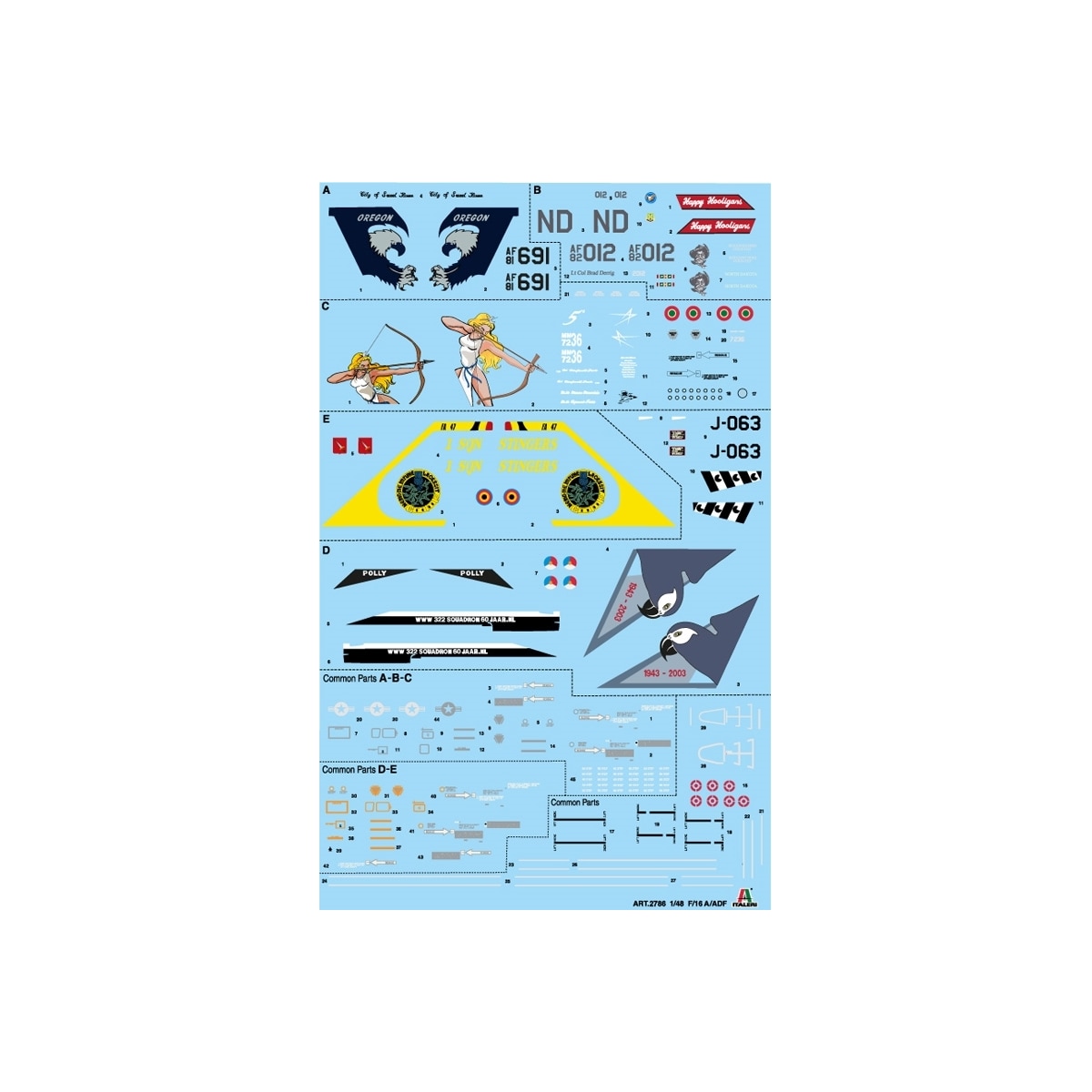 ITALERI 1:48 - F16 A Fighting Falcon