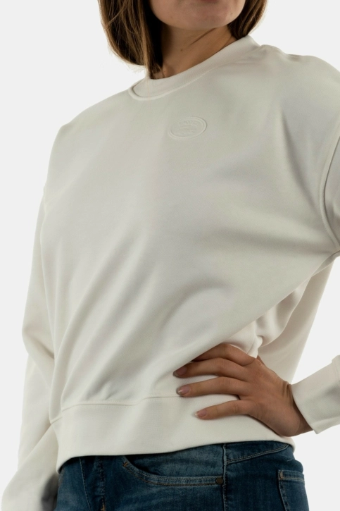 sweat lacoste sf2441 blanc