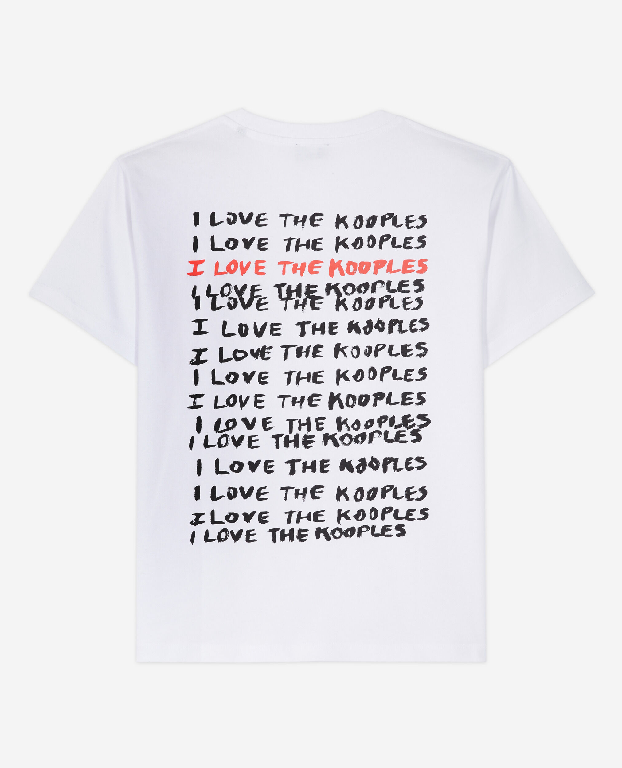 T-shirt I Love Kooples blanc