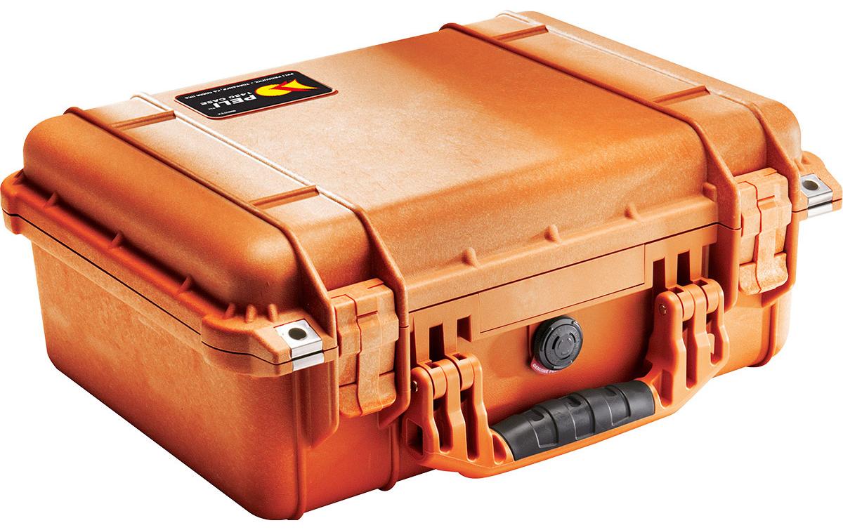 Schutzkoffer 1450 ohne Schaumstoffeinlage, Orange<br>Protector Case 1450 für empfindliche Ausrüstung, 14.99 l Volumen