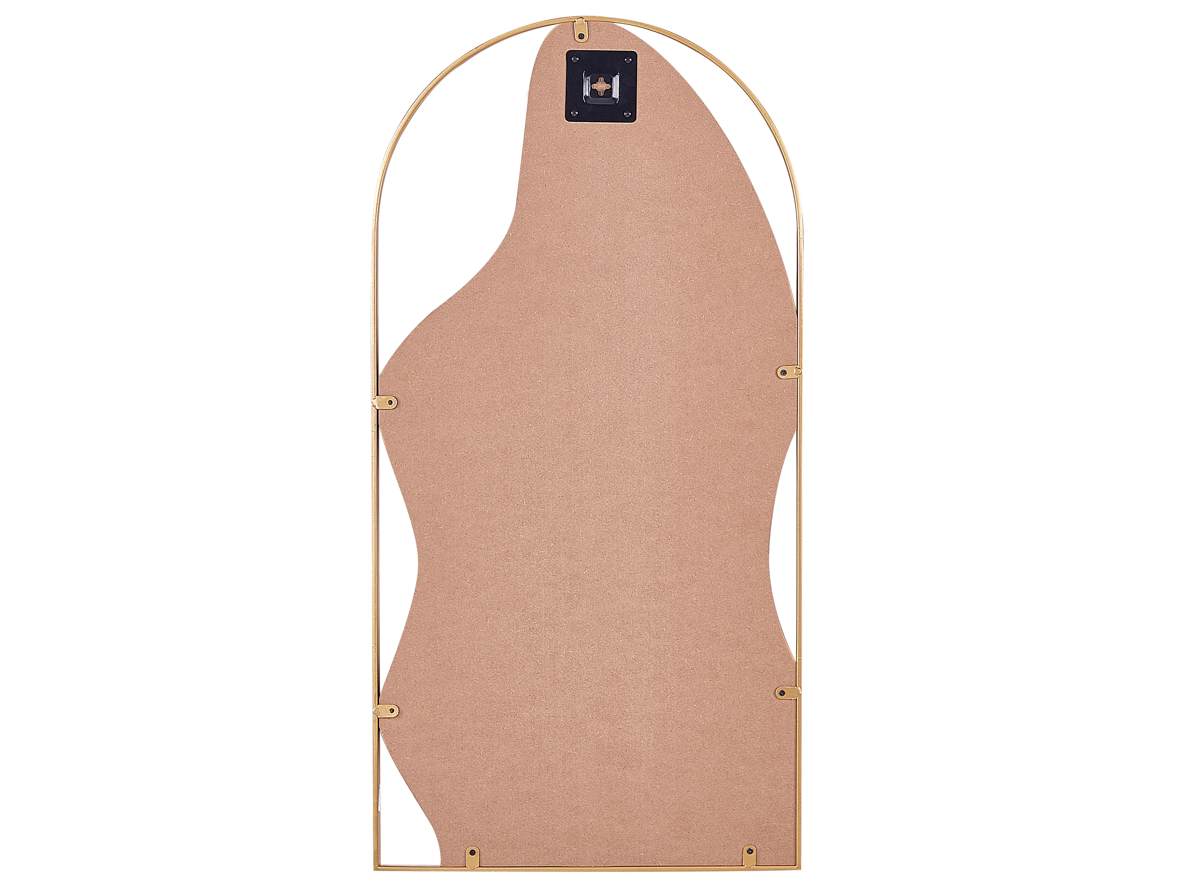 Wandspiegel COLOMBIER 41 cm 81 cm Metaal Goud