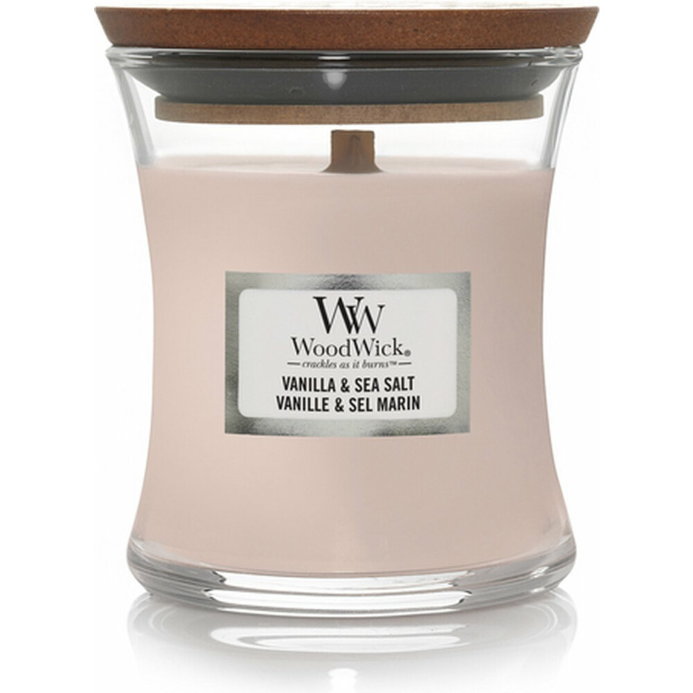 WoodWick Geurkaars Mini Vanilla & Sea Salt85 gr