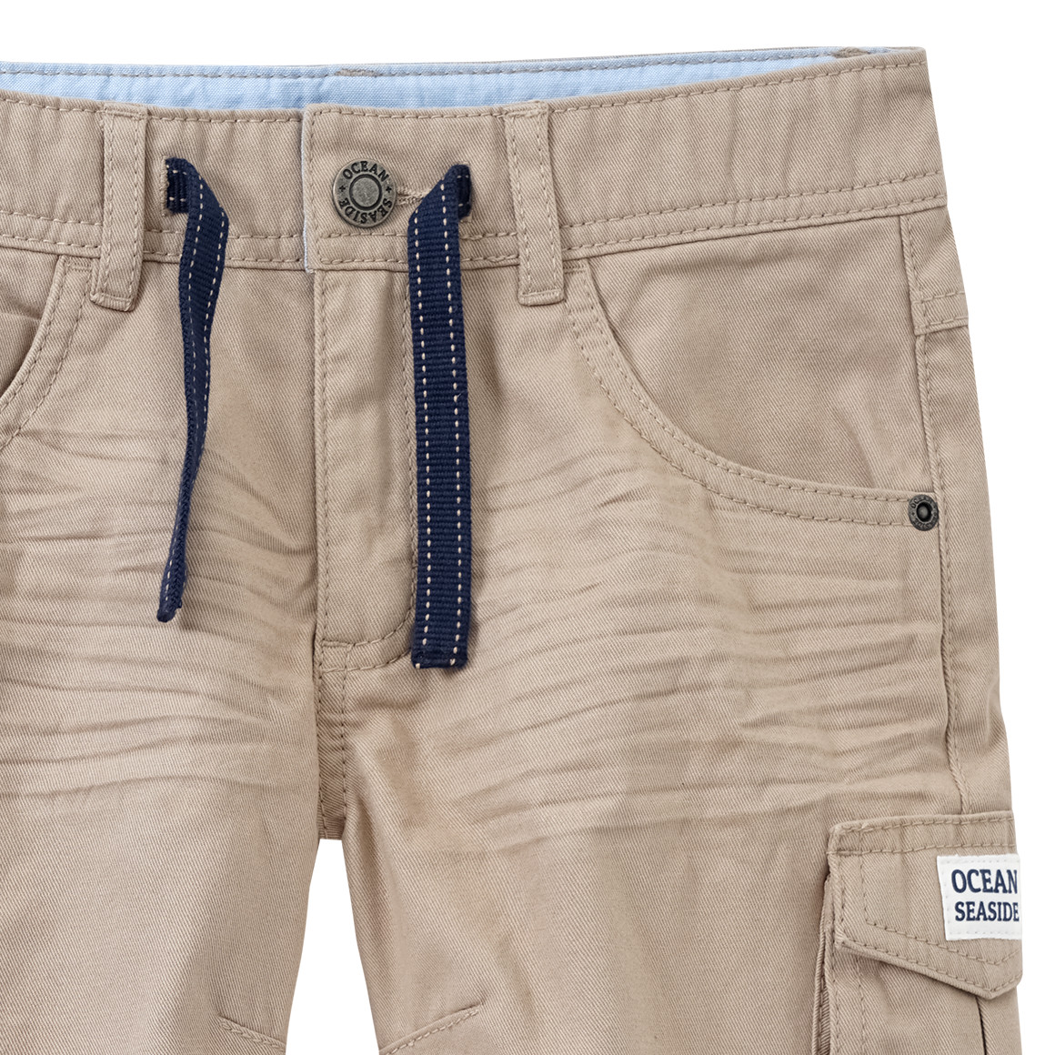 Topolino Jungen Cargoshorts aus Bio-Baumwolle beige