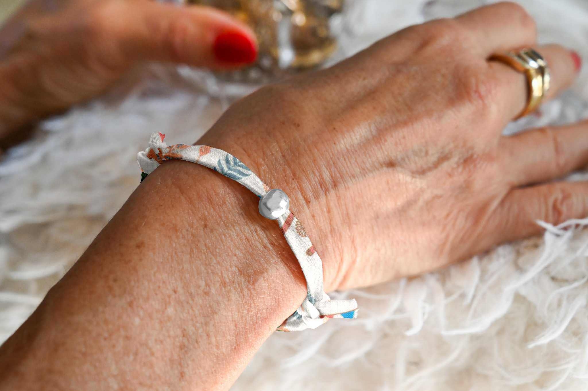 Bracelet Tissu Lisa Douceur Des Bois
