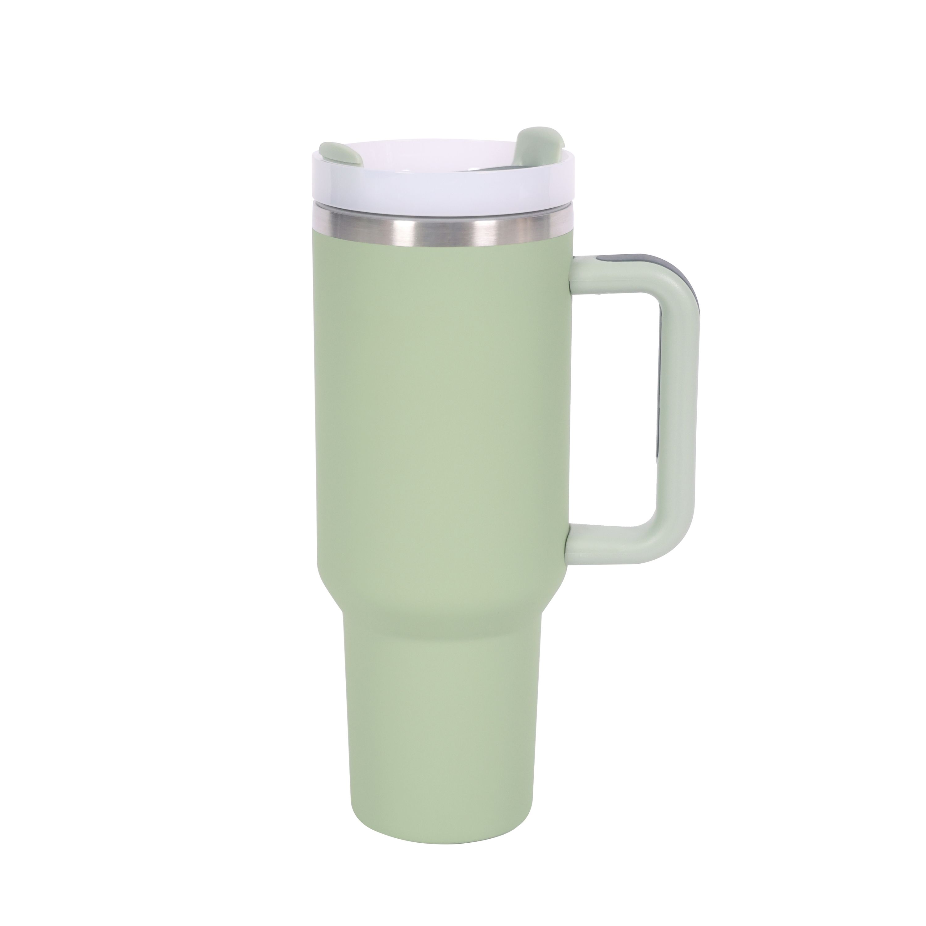 Thermobecher mit Strohhalm 1.1L mint