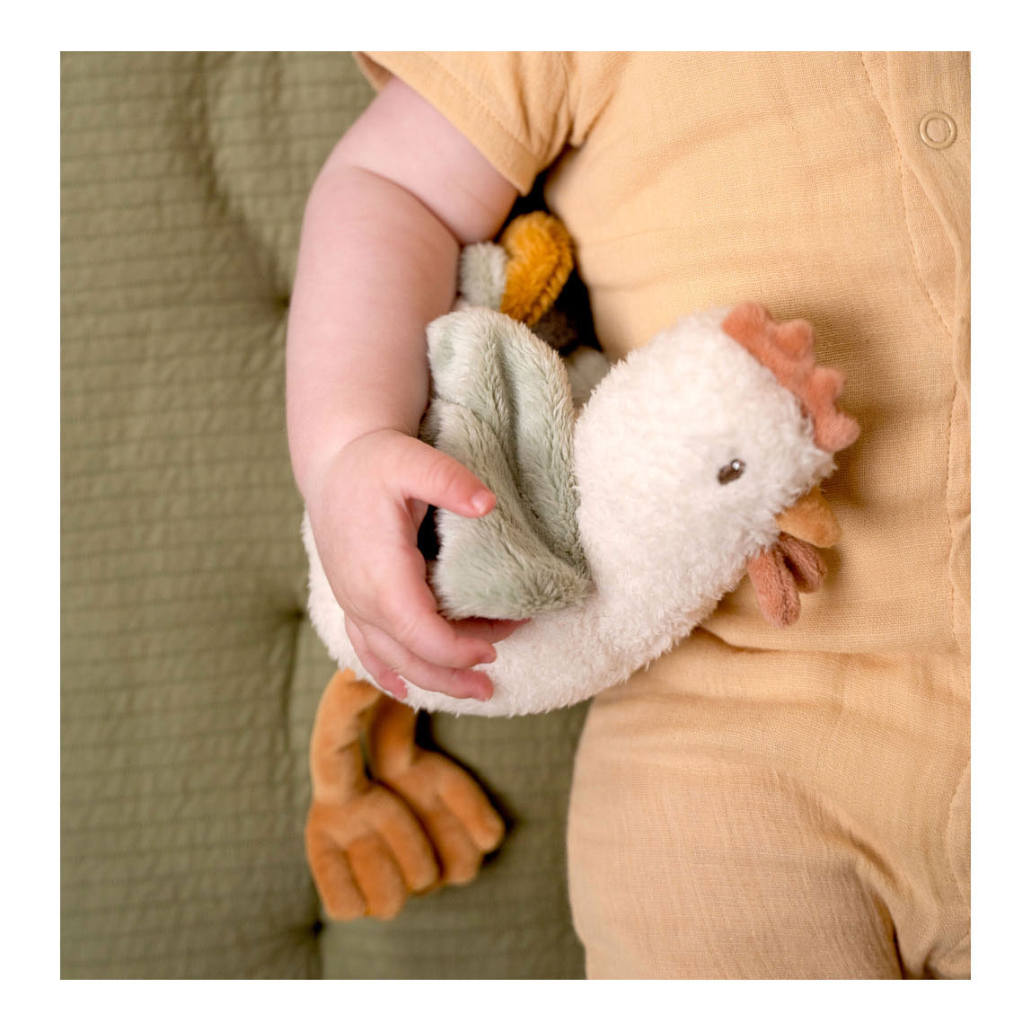 Little Dutch Knuffel Kip Little Farm, 17cm