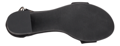 B&CO Damesandal med hæl Sort 4214101010