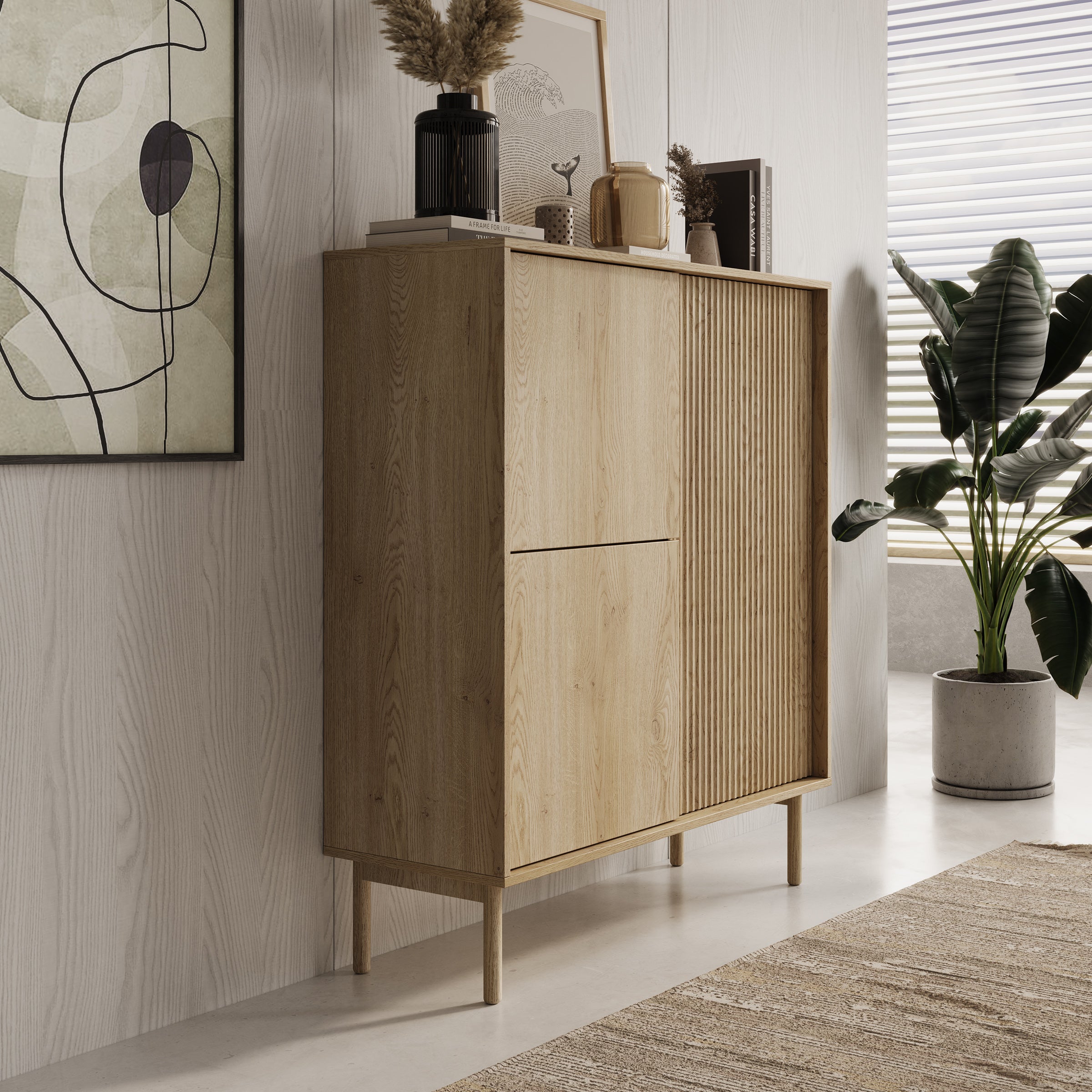 Tenerife - Dressoir - Eiken - 104x40x122 cm