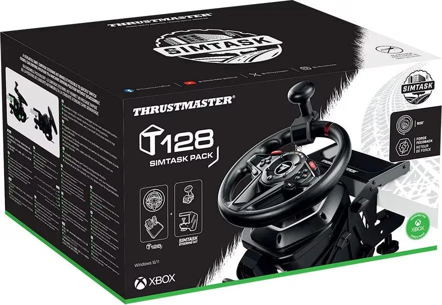 ThrustMaster T128 SimTask Pack - Rat og Pedalsæt - PC, Xbox