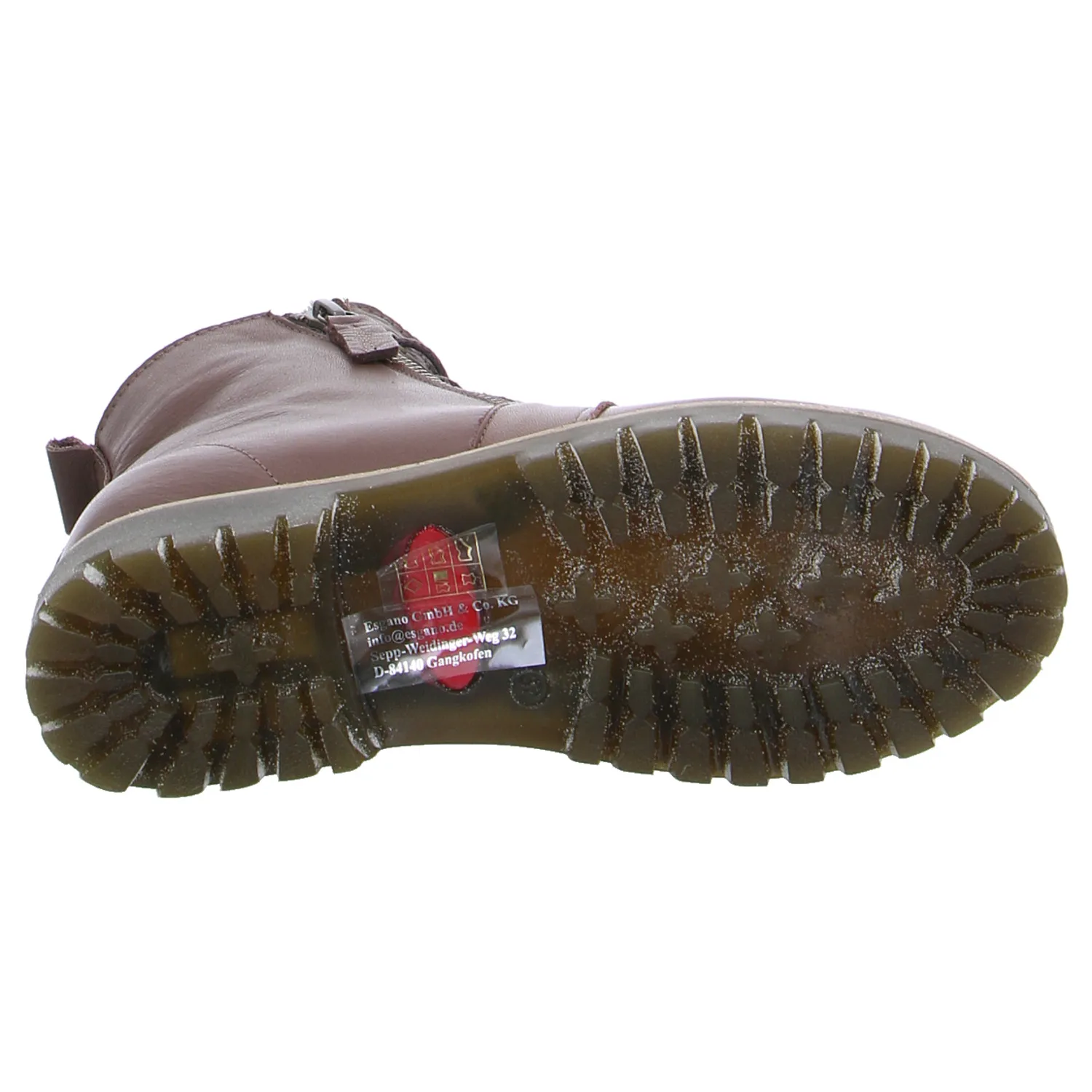 ANDREA CONTI Boot Braun Leder  mit Wechselfussbett