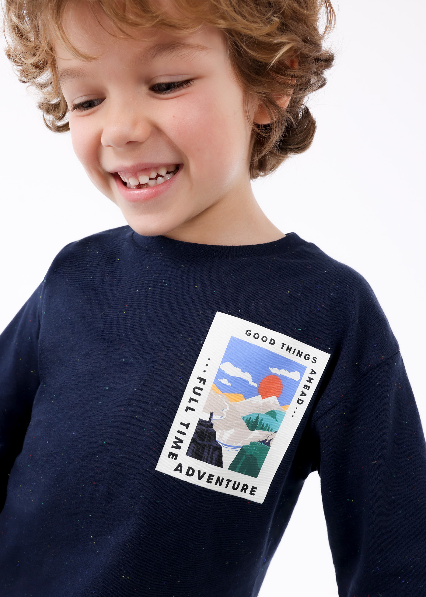 Camiseta de malha Better Cotton Neps para meninos