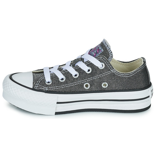 Converse - CHUCK TAYLOR ALL STAR EVA LIFT UNDERSEA GLITTER OX - Noir