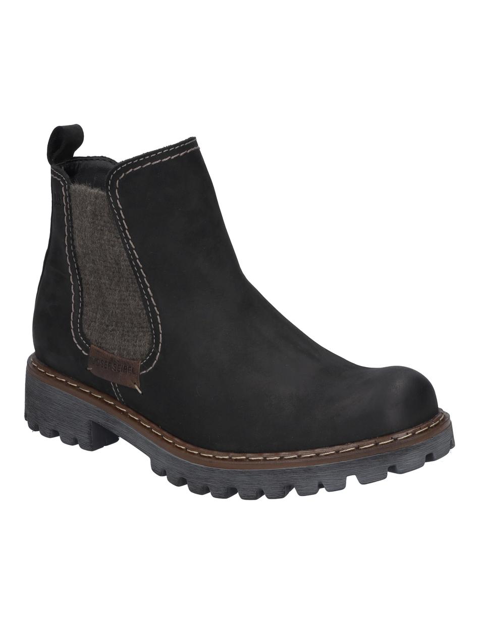Stiefelette Marta 03, schwarz-kombi