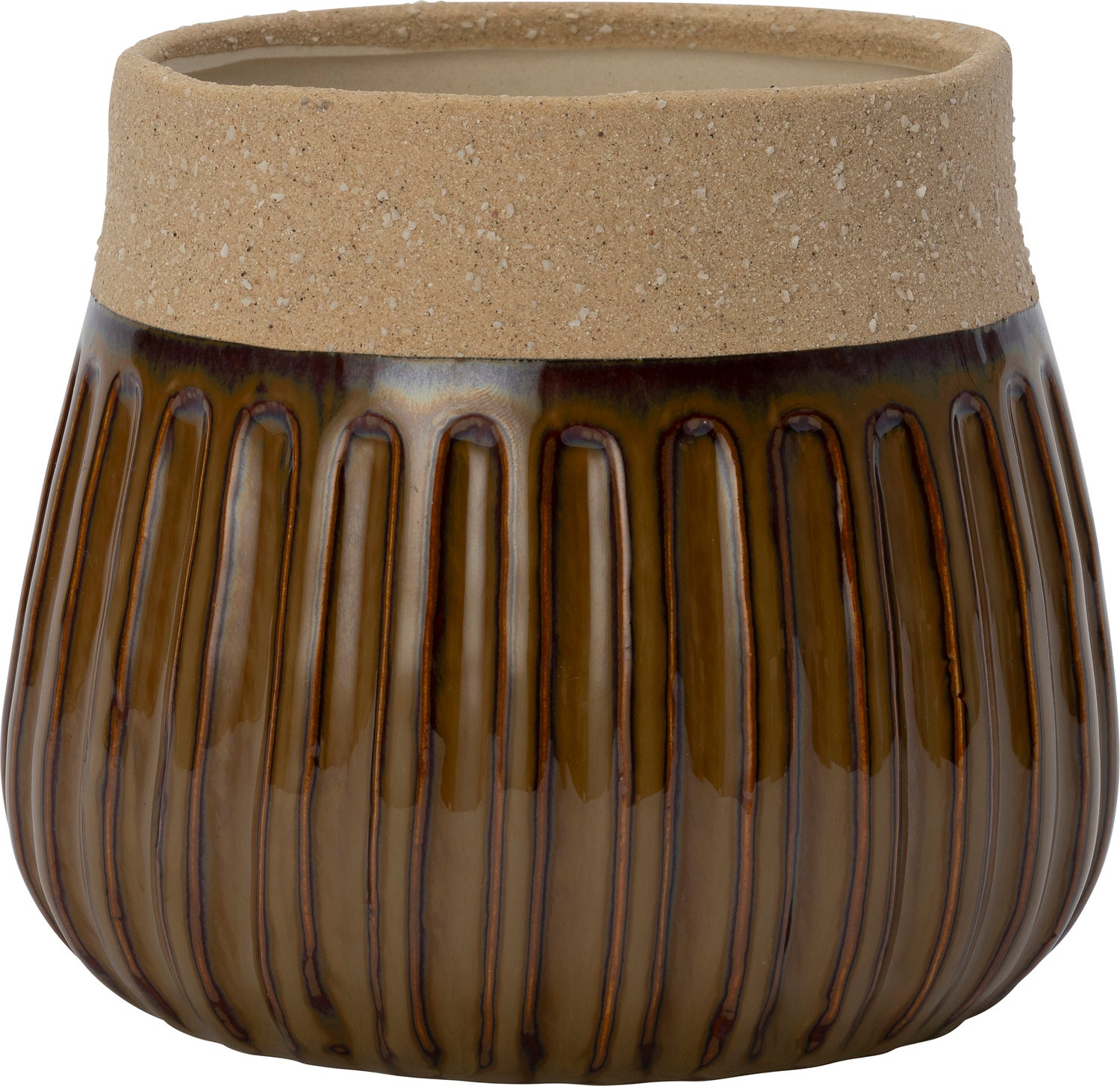 Intratuin bloempot Eden bruin D 16 H 15 cm