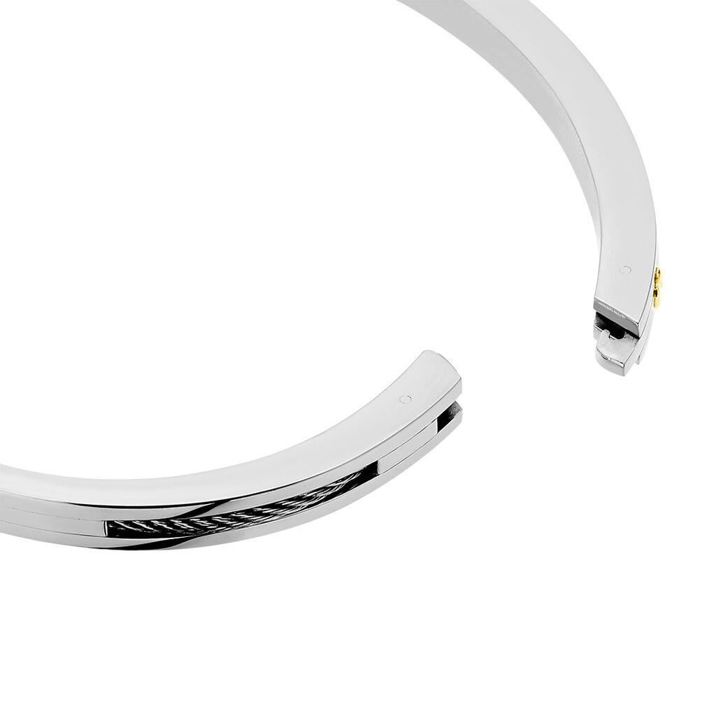Bracelet Or Acier Bicolore