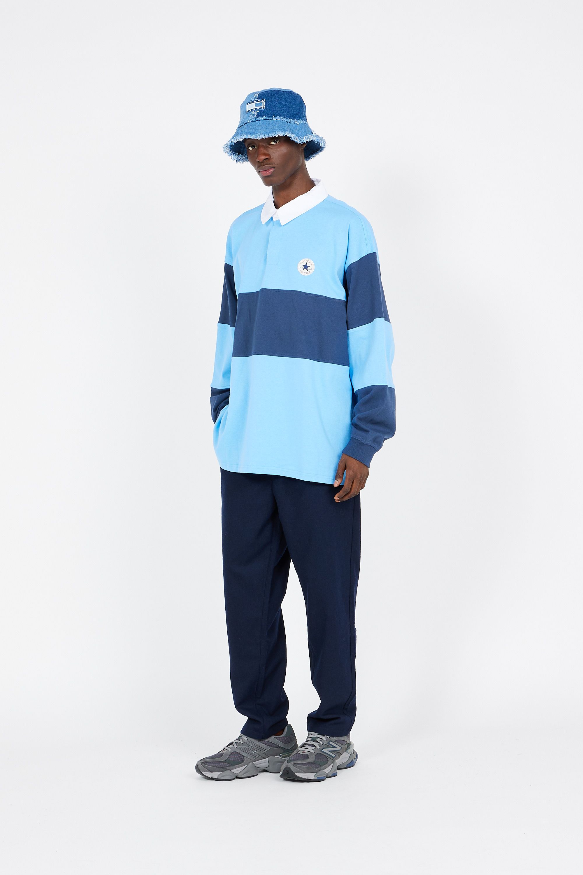 CONVERSE Polo ALL STAR LS Bleu