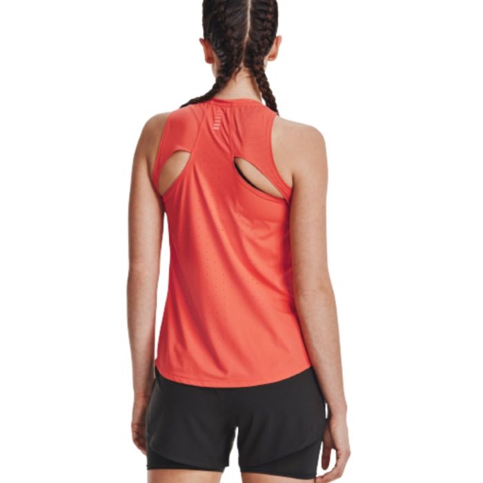 Under Armour Dame Singletter Iso-Chill 200 Laser Tank Orange