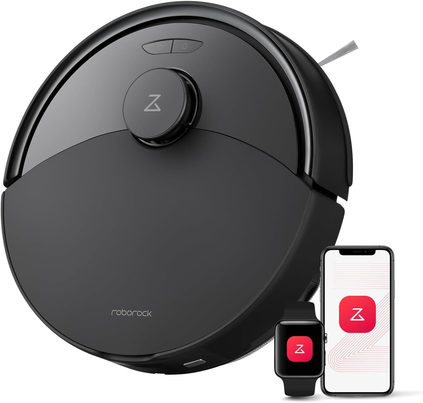 roborock Q10 X5 Saugroboter mit Wischfunktion, 10.000 Pa Saugkraft, Dual Anti-Tangle System, JawScrapers Bürste, intelligente Hindernisvermeidung, Saug und Wischroboter für Tierhaare&Teppiche, Schwarz