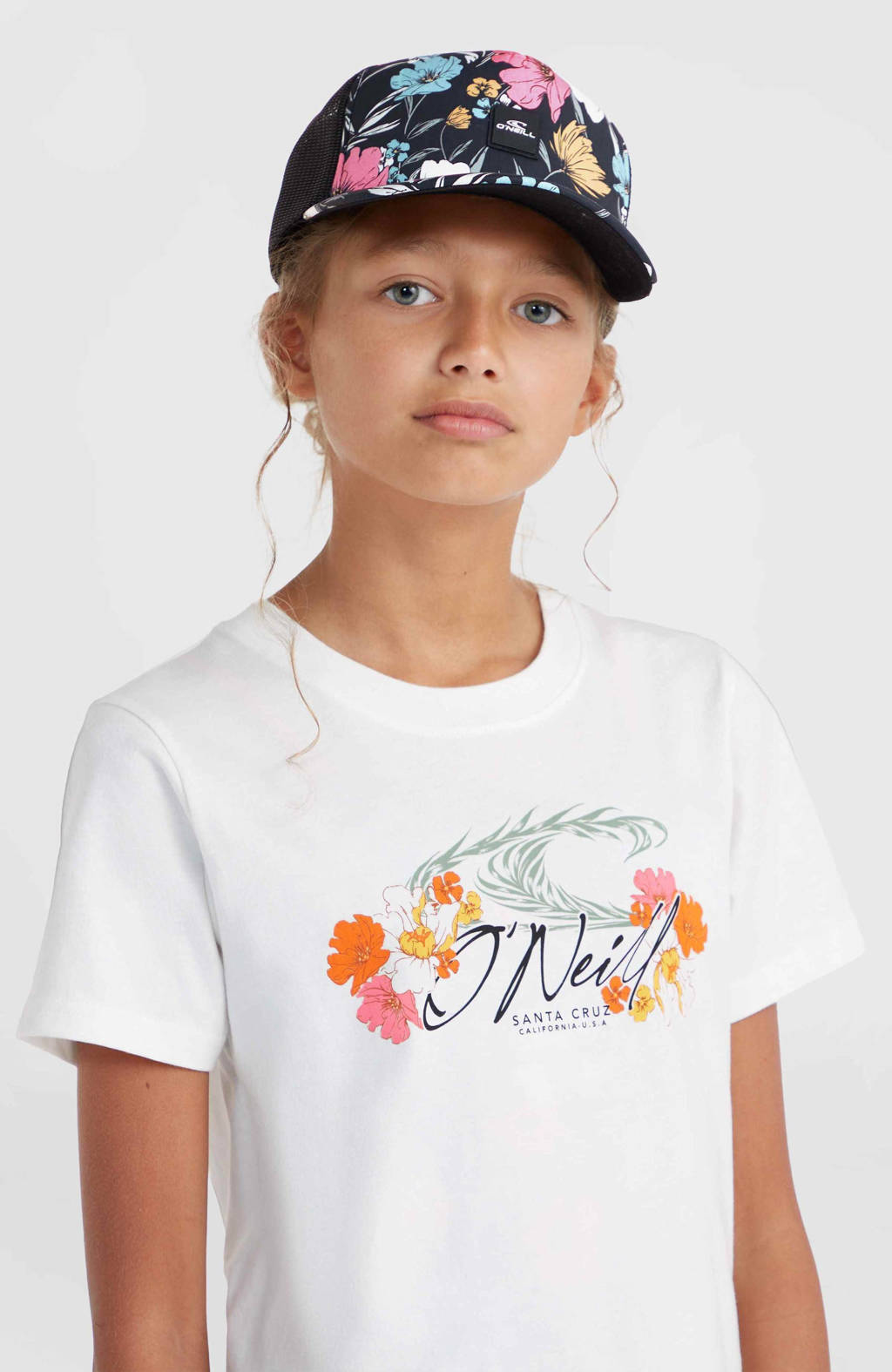 O'Neill T-shirt met printopdruk wit