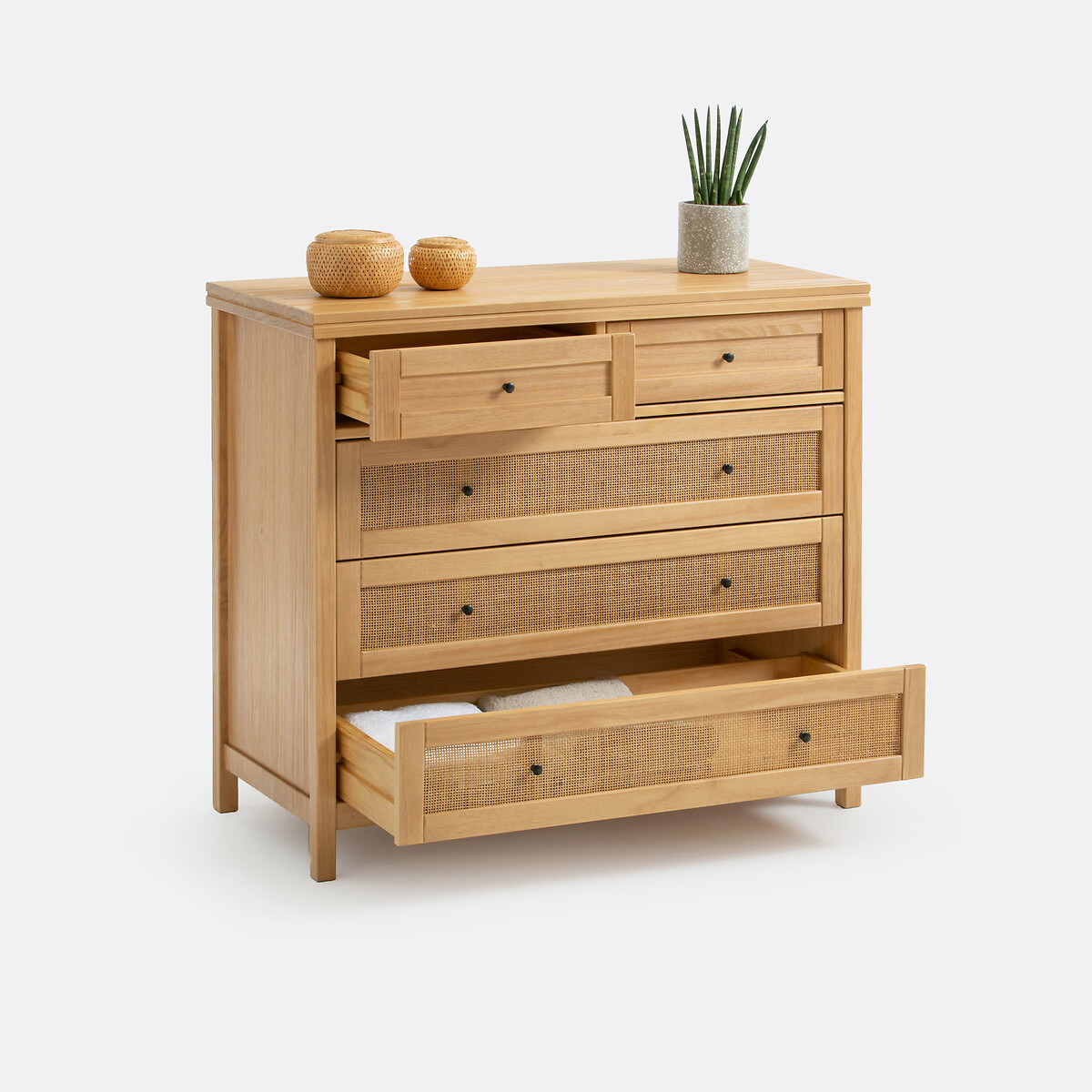LA REDOUTE INTERIEURS<br>Cômoda Gabin com 5 gavetas