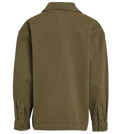 Tommy Hilfiger Hemd - Utility-Overshirt - Utility Olive