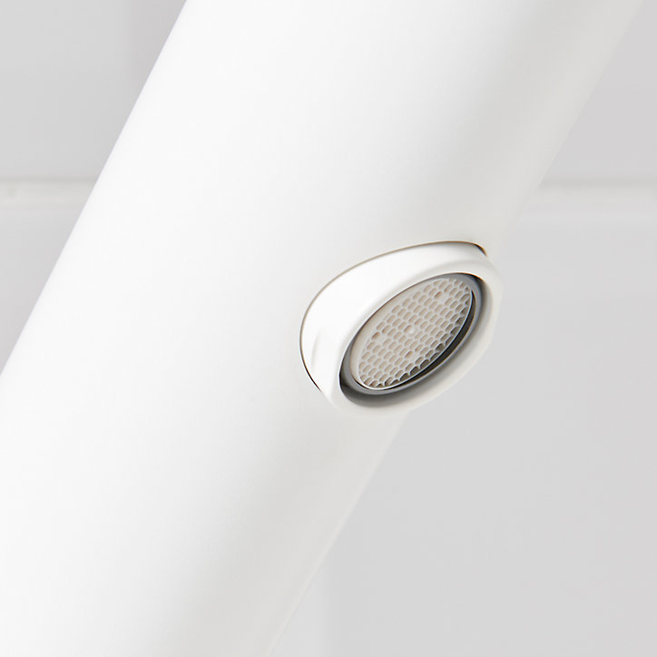 Mitigeur de lavabo blanc mat GoodHome Nyasa