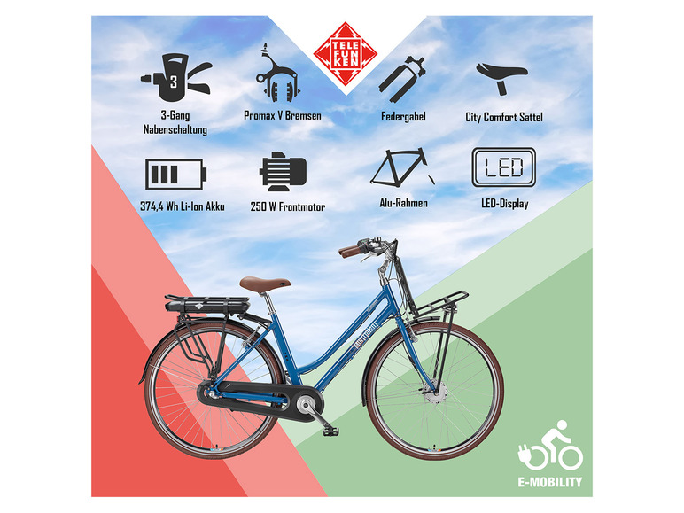 E-bike City RT530 28