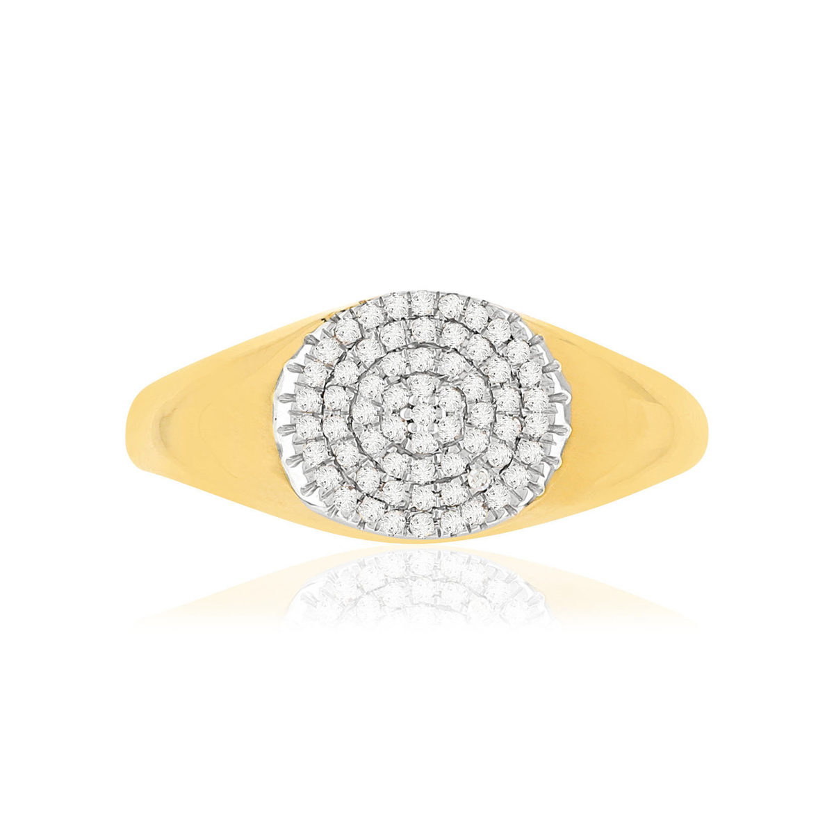 Bague MATY Or 375 2 tons Diamants