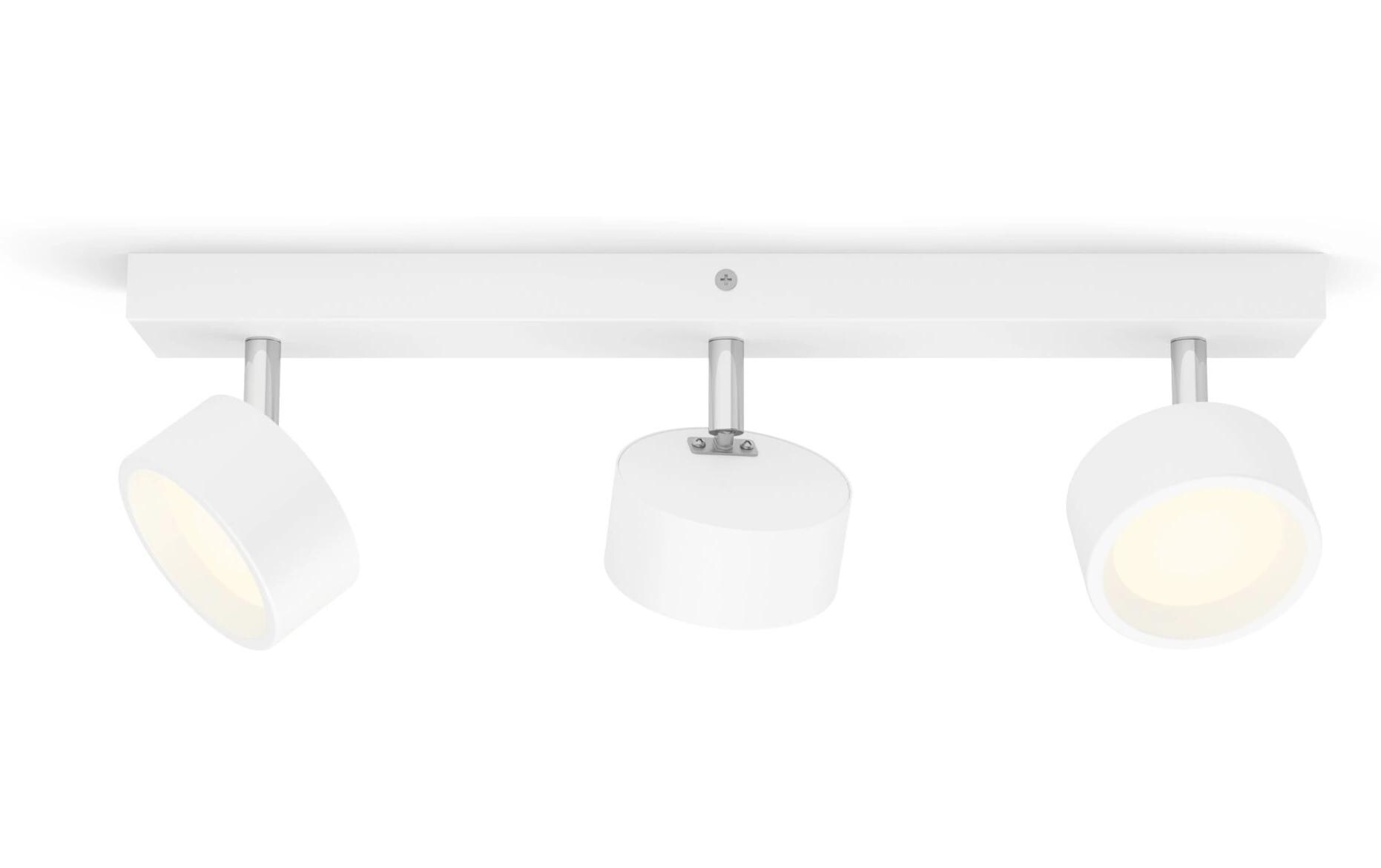 Aufbauspot Bracia 3 x 5.5W 2700K WeissLED-Spotleuchte