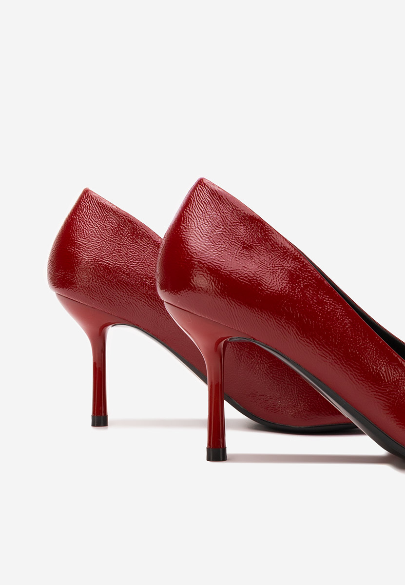 Chaussures à talon aiguille bordeaux Eonica