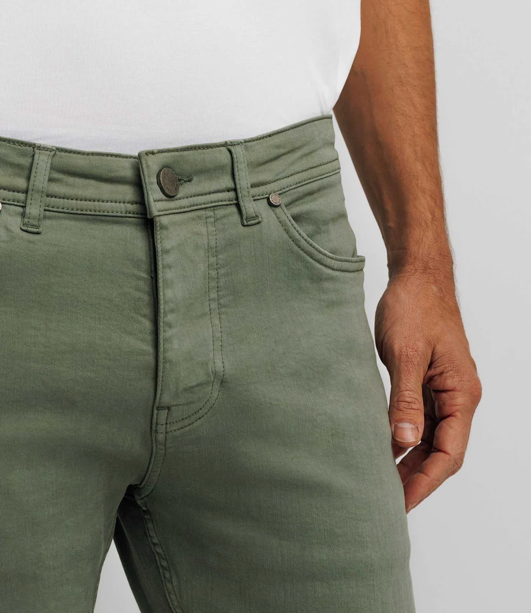 Jean confortable vert