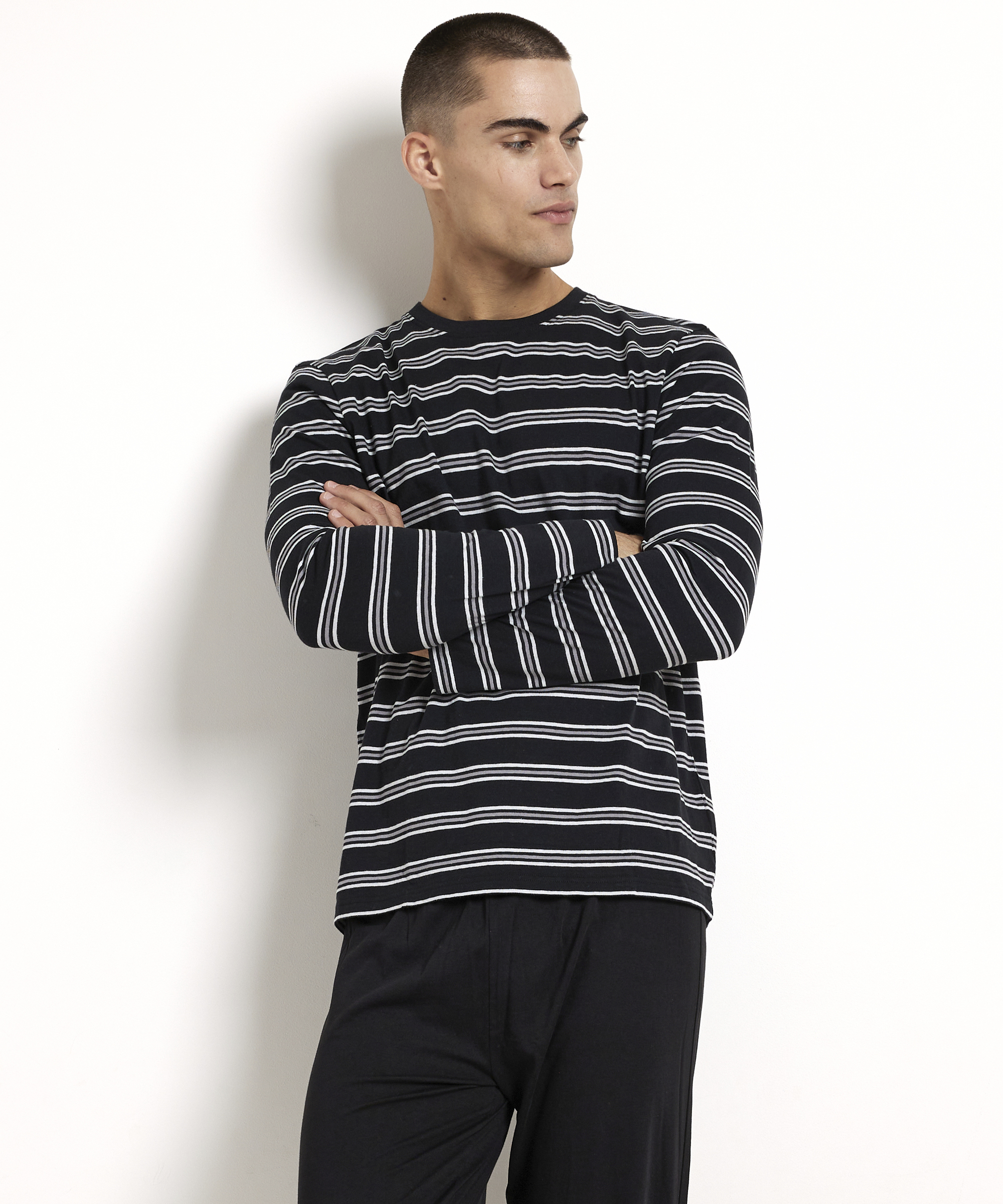 pyjama set: streep   uni
