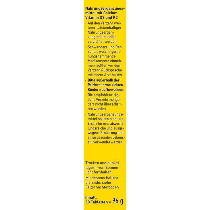 Wepa Calcium + D3 + K2 Tabletten, 30 St