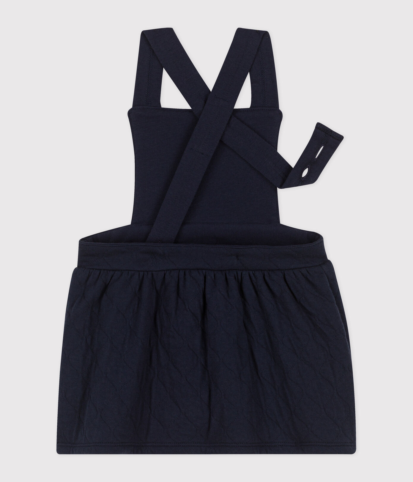 Robe sans manche bébé imprimée en tubique matelassé