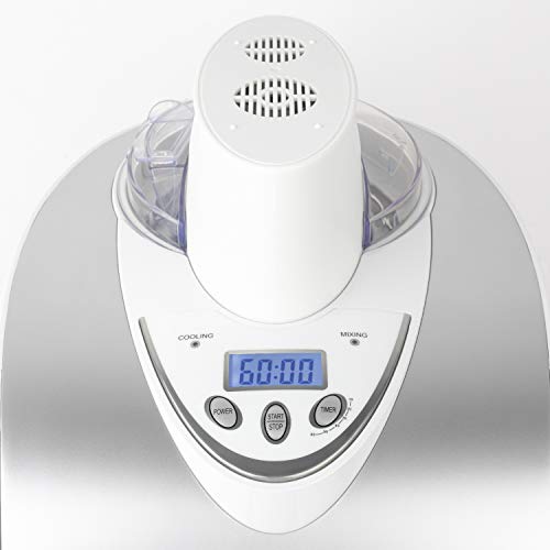 H.Koenig Sorbetière Turbine à Glace Professionnelle HF180, Machine à Glace Electrique 1L, 135 W, Réfrigérante & Maintien du Froid   Sorbet et Crème Glacée : Cuisine et Maison