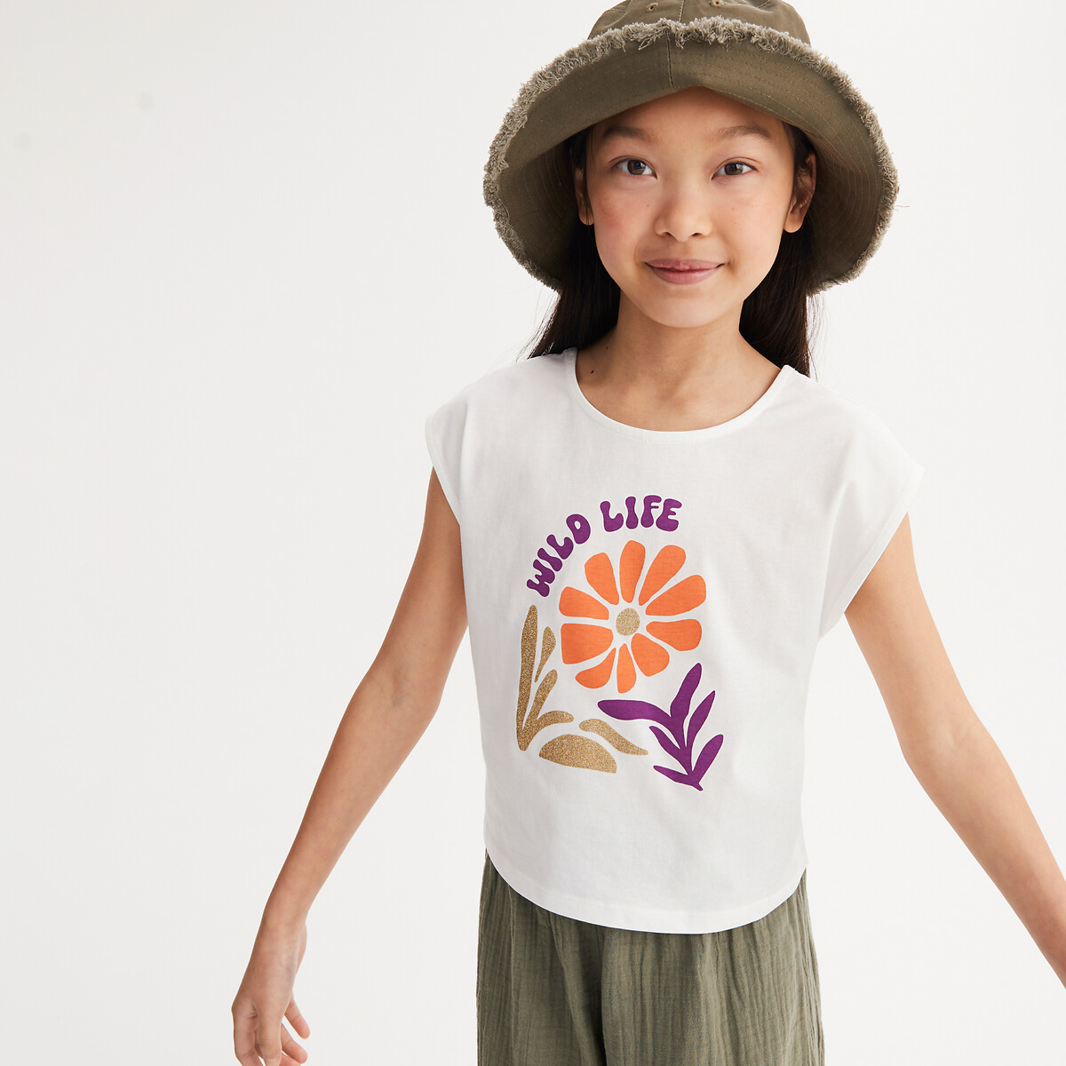 COLEÇÃO LA REDOUTE<br>Camiseta com estampa floral