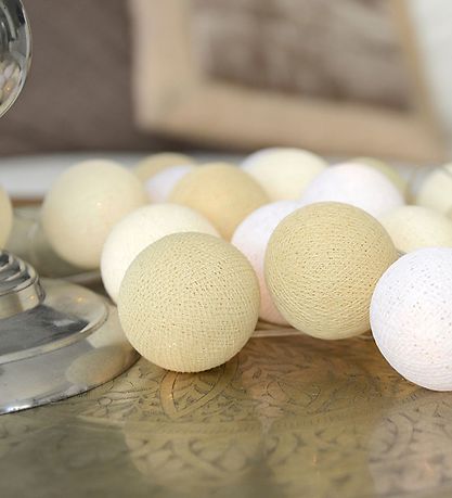 Iris Lights Lysk?de - 290 cm - 20 Lys - Creamy White