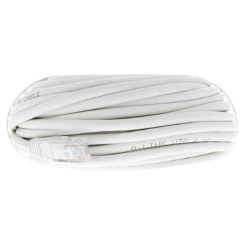 Q-Link UTP kabel CAT5E AWG26 2RJ45 20 meter wit
