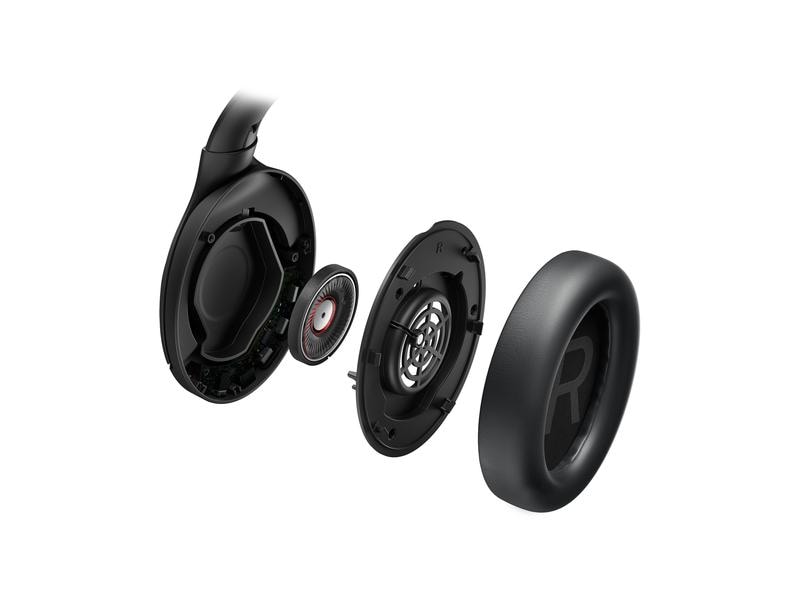Philips Wireless Over-Ear-Kopfhörer TAH8506BK Schwarz Schlanker Kopfhörer mit grossartigem Sound