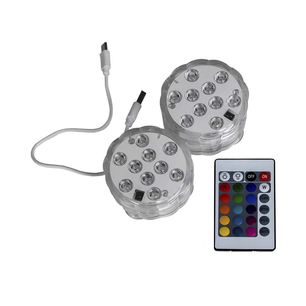 CONTINI LED-Beleuchtung 2er Set aufladbar inkl. Fernbedienung und Ladekabel