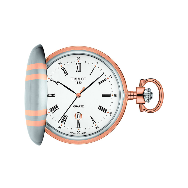 Montre Tissot homme Gousset acier bicolore