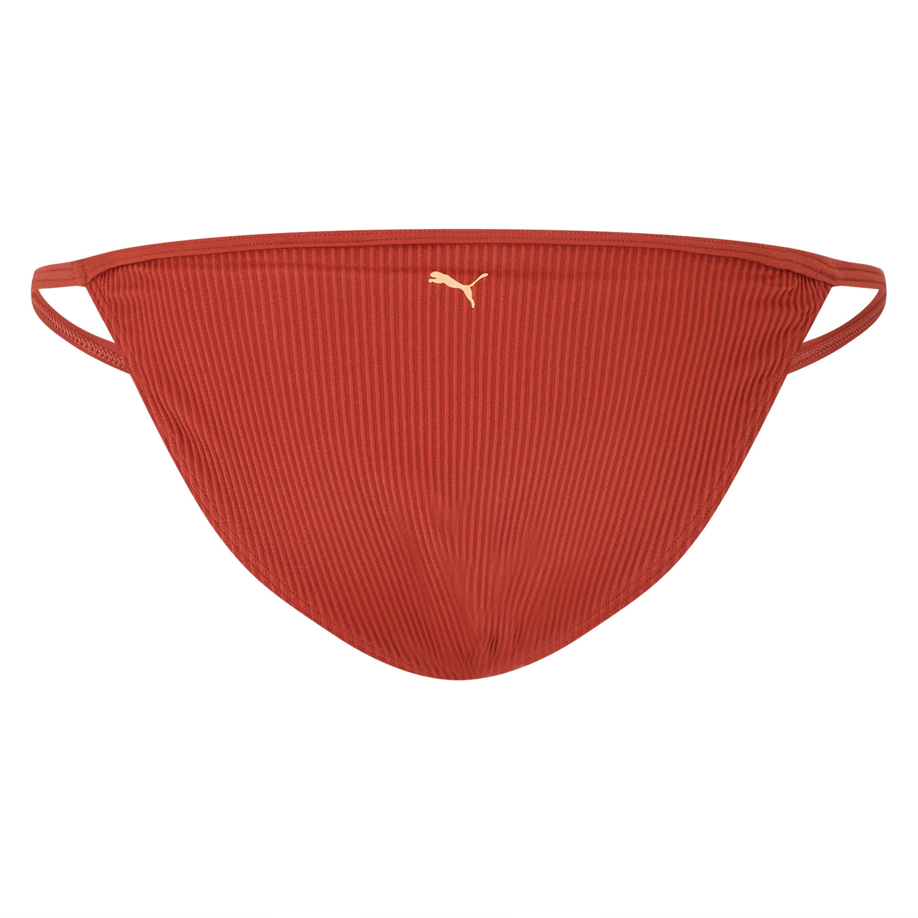 Puma Seamless Ribbed Tanga Bikini Bottoms