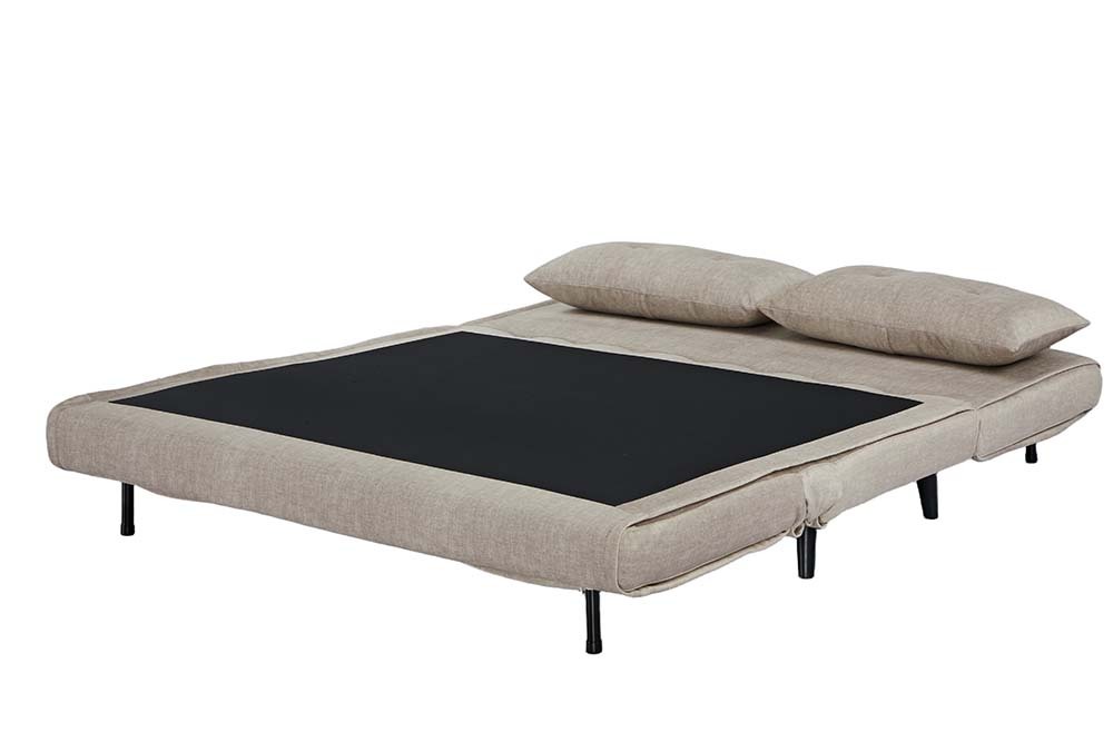 Schlafsessel SMART MULTIFUNCTION 140cm champagner Vogue Velours Samt Bettfunktion
