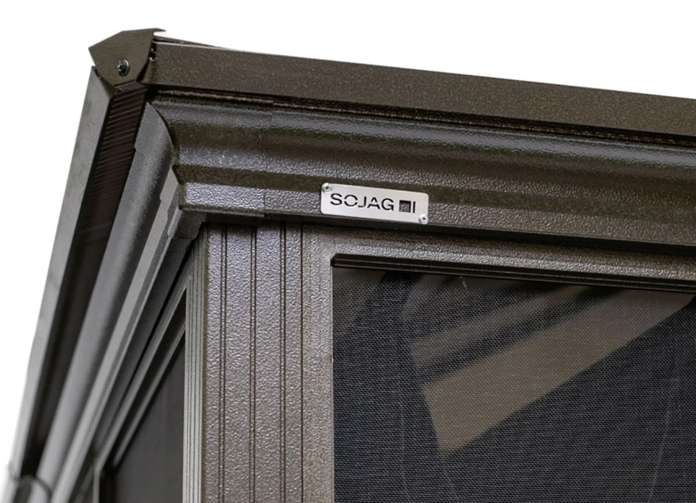 SOJAG Aluminium Pavillon Castel in edlem Bronzeton